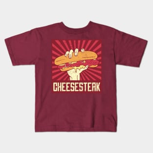 Rising CheeseSteak Sandwich Kids T-Shirt